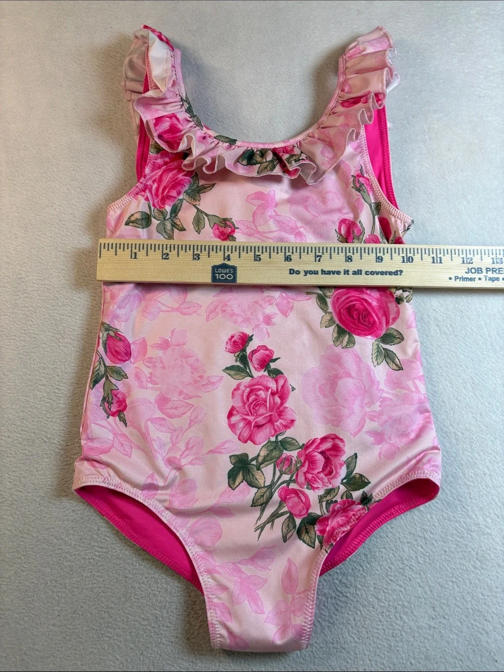 LoveShackFancy Kids Floral Pink One-Piece Swimsuit